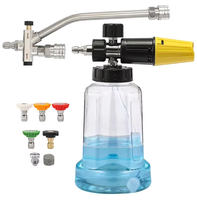 Pot en plastique transparent haute pression lave-auto neige mousse pulvérisateur 1L mousse Lance