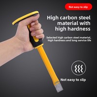 Ciseaux à pierre plats et pointus en acier à haute teneur en carbone, multi-spécifications, modèle 9902, vente en gros d'usine, pour outils de maçonnerie en pierre