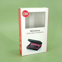 Boîte d'emballage transparente prête à la vente, visibilité instantanée du produit, boîte personnalisée imprimée pour petits accessoires électroniques