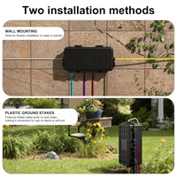 Boîtier de protection étanche IP65 pour prise extérieure, pour câble d'alimentation, idéal pour lumières de jardin, de Noël, de rue et d'hôtel - Dimmable