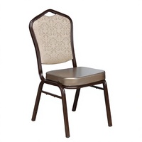 Chaises de conférence et de banquet en alliage d'aluminium pour hôtels et restaurants, fabriquées à Foshan - Chaise moderne et minimaliste