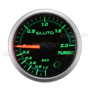 Medidor Universal de 2'' 52mm para Auto, Turbo Boost, Presión de Aceite BAR/PSI, Temperatura de Aceite/Agua, Temperatura de Transmisión, Voltaje, con LED de 7 Colores - Product Image 3