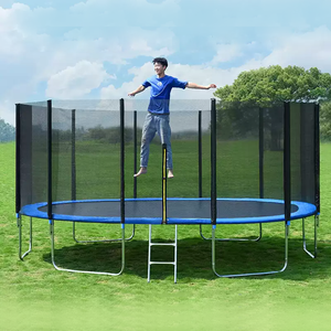 Trampoline à ressorts pour intérieur et extérieur avec filet <span class=keywords><strong>de</strong></span> protection, rond, pour adultes et enfants, usage intensif, parc <span class=keywords><strong>de</strong></span> <span class=keywords><strong>jeux</strong></span> - Product Image 2