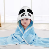 OEM ODM Cotton Woven 90x90cm Hooded Baby Towel Soft Absorbent Square Bath Towel Custom Wholesale Factory