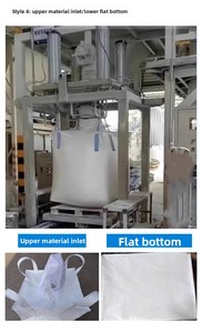 カスタムリサイクル可能なFIBCバルクバッグ（排出口付き）90x90x90cm 1250kg ジャンボリフティングバッグ OEM - Product Image 3