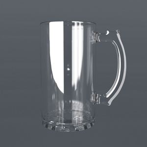 Hot Sale Reliable Quality Machine Blown 16 OZ Eco-Friendly Custom Decal Embossed Cola <b>Glass</b> Cup with Lid Handle - Product Image 4