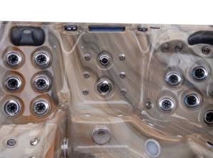 Moda puesta de sol 5 personas bañeras de <span class=keywords><strong>Spa</strong></span> al aire libre EE. UU. Balboa bañera de hidromasaje <span class=keywords><strong>Spa</strong></span> exterior Whirlpool masaje Jets esquí sobre el suelo piscina - Product Image 6