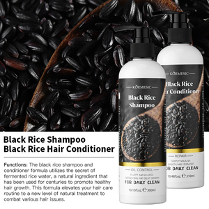 KORMESIC Private Label Black Rice Moisturizing Hair Care Wash Set Hair Spray Shampoo <b>Conditioner</b> Korean Nourishing Anti-Dandruff - Product Image 4