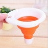 Foldable Food Grade Silicone Funnel For Liquid Dispensing Oil Vinegar Wine Mini Funnels Dishwasher Safe Home Use - Product Image 3