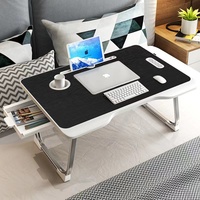 Bureau d'étude blanc de couleur personnalisée chambre à coucher bureau d'étude pliable moderne table d'ordinateur portable pour étudiants
