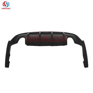 Nhà Máy Q50 Khuếch Tán ABS Bóng Màu Đen Sợi <span class=keywords><strong>Carbon</strong></span> Kết Cấu Phía Sau Bumper Khuếch Tán Splitter Cho Infiniti Q50 2014-2022 - Product Image 3