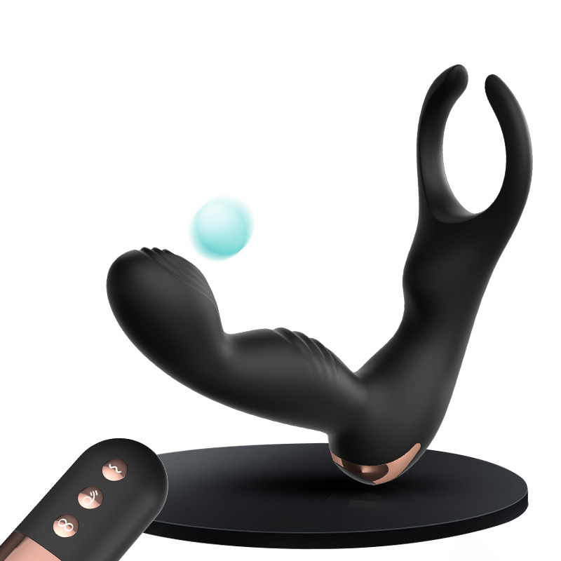 gay anal vibrator B-Vibe Cinco Beads XL Vibrating Anal Beads main image 0