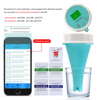 BLE-YC01 Terlaris 6 in 1 PH/TDS/EC/ORP OEM Pengukur PH Klorin