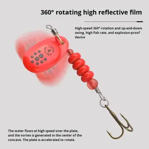 Vente flash - Leurre de pêche à lame rotative, spinnerbait, leurres de pêche, leurre rotatif pour <span class=keywords><strong>la</strong></span> pêche - Product Image 3