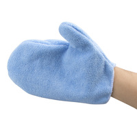 Esun Quick-Dry Household Terry Weave Dusting Gloves Washable Reusable Microfiber Mitts for Car