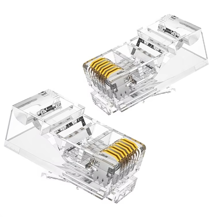 Высокое качество 8pin RJ45 штекер Ethernet разъем Cat6 разъем Rj 45 Cat 6 разъем