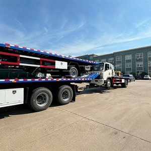 ISUZU Giga 6x4 12ton 15Ton <b>Flatbed</b> Road Rescue Wrecker <b>Truck</b> - Product Image 6