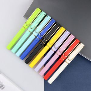 Plastic Square Metal Clip Multi-color 0.5mm Tip Gel <b>Pen</b> for Promotional Use with Custom Logo - Product Image 2