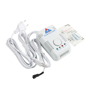 ปลั๊ก EU 220V เสียงเตือน 85dB อุปกรณ์ตรวจจับการรั่วไหลของน้ำ, ตัวควบคุมวาล์วขนาด 1/2 นิ้ว พร้อมเซ็นเซอร์น้ำยาว 1.4 เมตร - Product Image 3