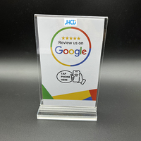 Expositor de Menú de Restaurante de PVC Blanco Personalizado con Código QR, Interfaz de Comunicación NFC y RFID para Reseñas de Negocios y Pagos en Hoteles