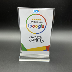 Maßgefertigter Weißer PVC-Restaurantmenüständer mit QR-Code NFC & RFID-Kommunikationsschnittstelle für Geschäftsbewertungen & Hotelzahlungen - Product Image 6