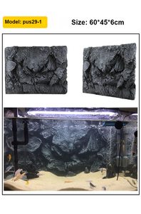 Panel Decorativo 3D con Diseño <span class=keywords><strong>de</strong></span> Dragón y Ondas <span class=keywords><strong>de</strong></span> Color, Base <span class=keywords><strong>de</strong></span> PU para Acuarios, Decoración Moderna para Escritorio y Exteriores - Product Image 6