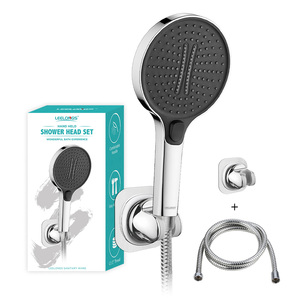 Big Spray <strong>Hand</strong> <strong>Shower</strong> <strong>Head</strong> <strong>3</strong> <strong>Jets</strong> High Pressure Rain <strong>Shower</strong> <strong>Hand</strong> Easy Installed <strong>Shower</strong> <strong>Head</strong> with Handheld - Product Image 1