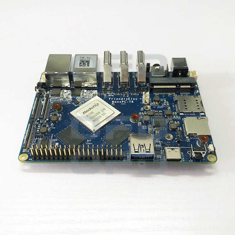 NanoPC-T6 開発ボード 4GB/8GB/16GB デュアル2.5G Ethernet LTE/WiFi対応