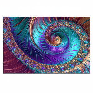Modern Printed <b>Canvas</b>: Abstract Swirls, Vibrant <b>Wall</b> Decor,WRAPPED <b>CANVAS</b> - Product Image 2