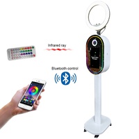 Nuevo Fotomatón con Pantalla Táctil de 15.6 Pulgadas, Anillo de Luz, Cámara DSLR, Espejo para Selfies, para Eventos Corporativos