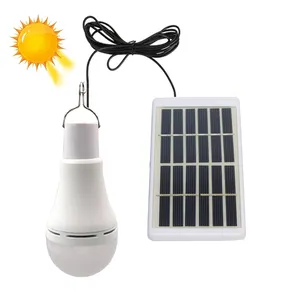 Solar Light Led Oplaadbare Lading Lamp Opknoping Binnenplaats Tuin Camping Lamp Outdoor Indoor Emergency Ingebouwde Batterij Lamp