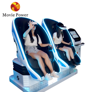 Movie Power VR Arcade Machine 9d VR Simulator VR Egg con dos asientos Simulación de realidad virtual Paseos - Product Image 1
