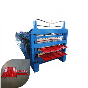 เครื่องขึ้นรูปลอนหลังคาโลหะสามชั้น - อุปกรณ์ขึ้นรูปลอนหลังคา 3in1 พร้อมเทคโนโลยีการรีดเย็น - Product Image 1