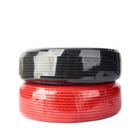 Câble solaire DC PV1-F-2.5/4/6 mm haute flexibilité et haute résistance à la traction pour le câblage des systèmes de stockage d'énergie photovoltaïque hors réseau