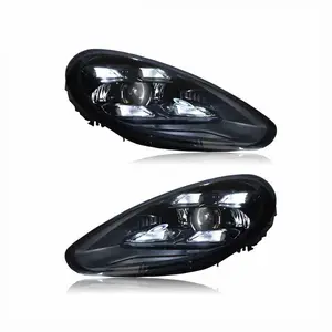 2010-2013 yükseltme 2022 Led Pdls far Led kafa lambası Porsche Panamera 970 için otomatik Led kafa ışık aksesuarları farlar üst