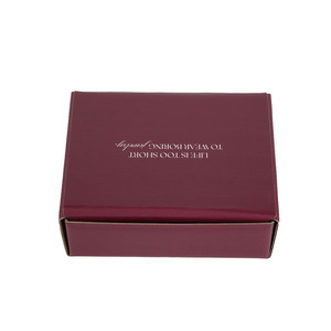 Boîte cadeau en carton ondulé pliable personnalisée avec couvercle rabattable pour l'emballage de cosmétiques, de soins de la peau, de bijoux, présentoir de vente au détail - Product Image 2