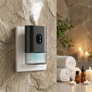 Fonctionnement silencieux, bouteille de 50 ml, sans eau, couvre jusqu'à <span class=keywords><strong>600</strong></span> m² Diffuseur intelligent à brancher sur prise murale pour la maison, le bureau et le spa - Product Image 1