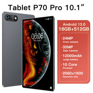 2024 многофункциональный планшетный ПК 5G с экраном 10,1 дюймов 512 ГБ, 16 ГБ ОЗУ, передняя камера для развлекательного офиса и учебы - Product Image 2