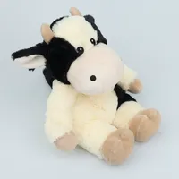 Oreiller en peluche de vache en peluche souple personnalisé poupée lestée réconfortante pour les enfants en gros