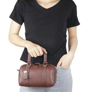 Bolso de mano retro AndoBag para mujer, bolsos cruzados de hombro de cuero genuino, bolso con asa superior y doble cremallera 3105 - Product Image 6