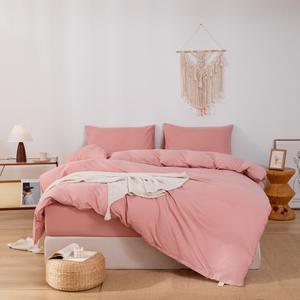 ชุดเครื่องนอนกันน้ำ 40 ชิ้น ผ้าฝ้ายแท้ บรรจุใยฝ้าย - ปลอกผ้านวมแบบสี่ชิ้น สีพื้น คุณภาพดี สำหรับแม่และเด็ก - Product Image 2