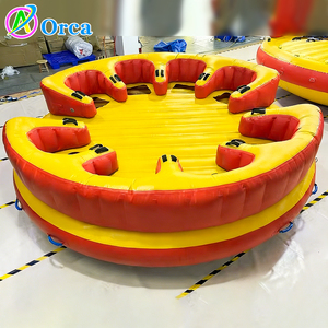 <span class=keywords><strong>Coussin</strong></span> <span class=keywords><strong>flottant</strong></span> gonflable de haute qualité, toboggan aquatique, jeux aquatiques confortables, canapé UFO fou rempli d'eau, <span class=keywords><strong>bateau</strong></span> remorquable Twister - Product Image 6