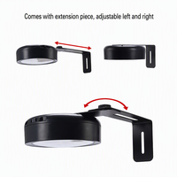 Lampe murale LED style moderne minimaliste, 12 couleurs RGB, télécommandée, à intensité variable, avec minuterie, alimentée par batterie rechargeable, éclairage d'art.
