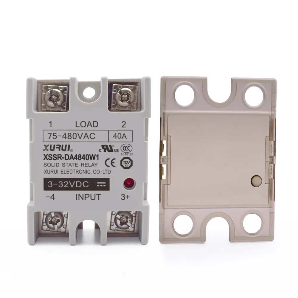 220VAC Ssr Relay Solid State/12V 40A Relay Pemasok China