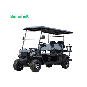 Voiturette de <span class=keywords><strong>golf</strong></span> électrique personnalisée 6 places, homologuée pour la route, type mini-tramway, véhicule automobile avec caractéristiques de véhicule tout-terrain, marque Hunting Car, pour parc et route - Product Image 1