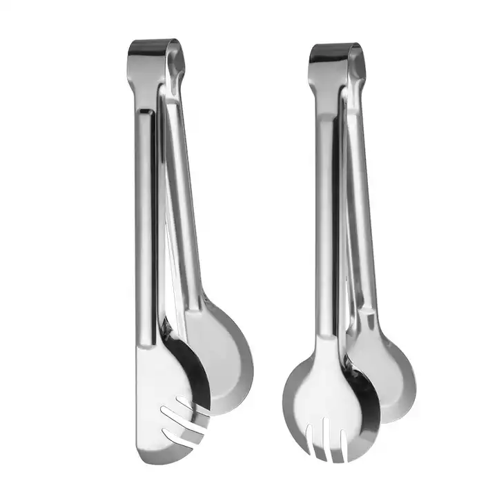 1pc Serving Tongs, Metal Tongs, Tongs For Serving Food, Food-Grade  Stainless Steel Tongs, Cooking Tongs For Appetizers, Kitchen Tongs, Food  Tongs, Kit