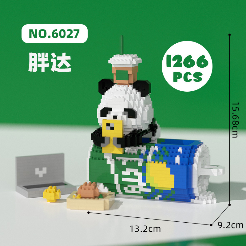 Happy Fat Otaku 6027 Sprite Panda (1266PCS)