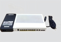 Switch Jaringan Cisco Enterprise POE 8-Port 1G RJ45 1U untuk Rak, Standar IEEE 802.3, C1200-8FP-2G, Input Daya 120W untuk Usaha Kecil