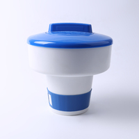 Accessoires pour piscine écologiques, distributeur de chlore flottant en plastique BLEU pour piscine