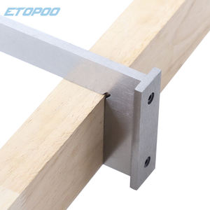 3 Stück 90 Grad mit Sitz winkel lineal Bereich 50x40,75x50,100x70 Winkel lineale aus Kohlenstoffs tahl Hochwertige Messwerk zeuge - Product Image 4